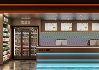 杭州電競網咖裝修設計案例效果圖